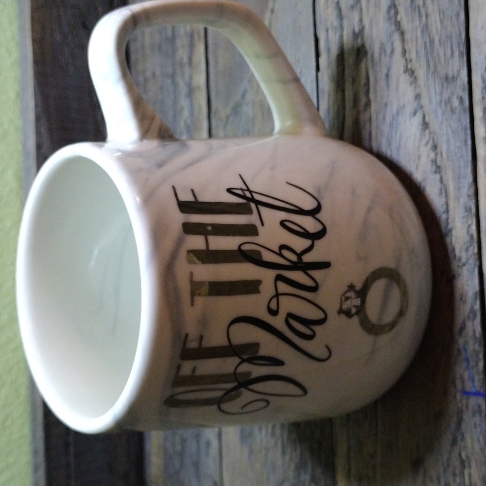Austin & Ash Off The Market Marble Coffee Mug EUC
